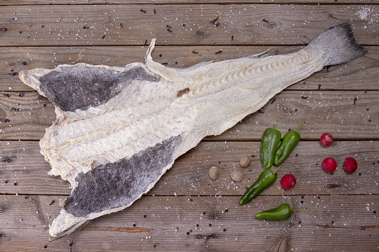 Norwegian Whole Salted Cod BW (black wing)